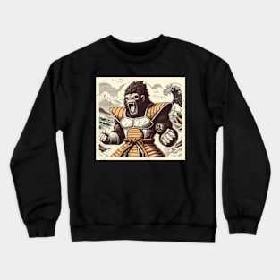 Great Ape with Katsushika Hokusai Crewneck Sweatshirt